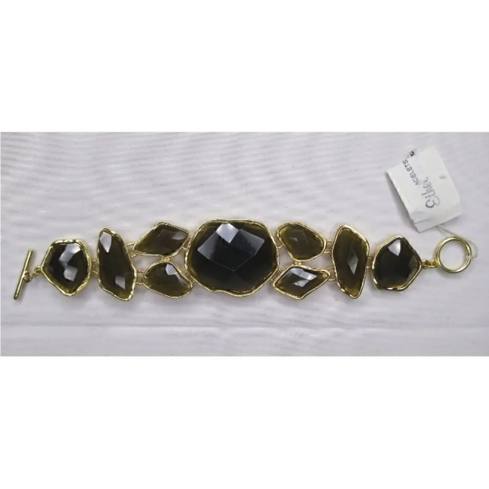 Ethel & Myrtle NWT Smokey Topaz like Bracelet
